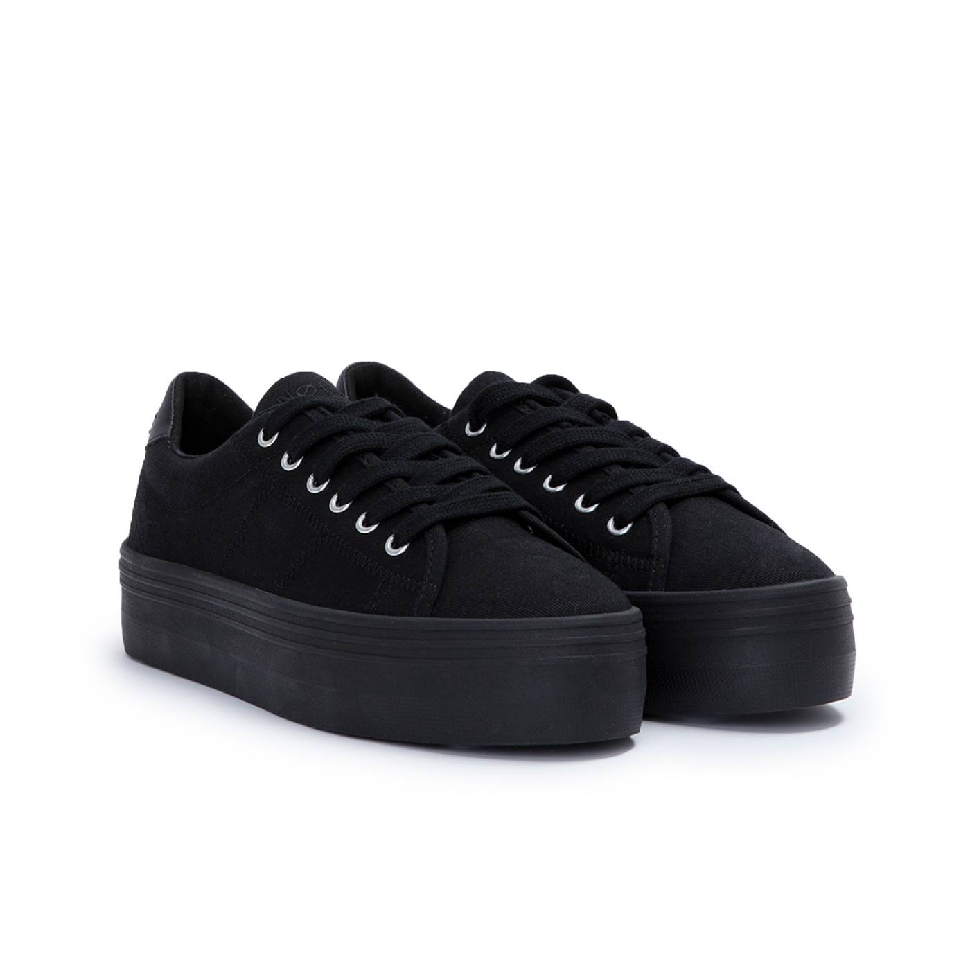 SNEAKER PLATO M - TELA - NERO